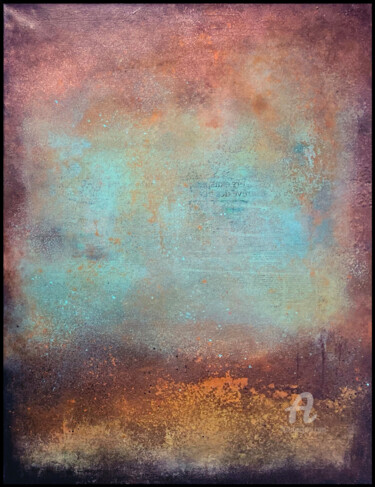 Peinture intitulée "Incendie 1/2" par Jules, Œuvre d'art originale, Acrylique Monté sur Châssis en bois