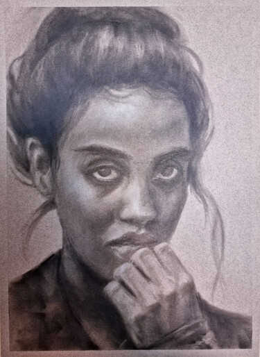 Drawing titled "Pastel portrait 012…" by Artmoods Tp, Original Artwork, Pastel