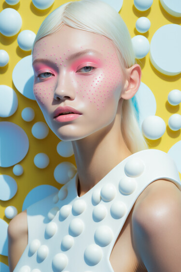 数字艺术 标题为“Alice in Bubbleland…” 由Ramona Gliga, 原创艺术品, AI生成的图像