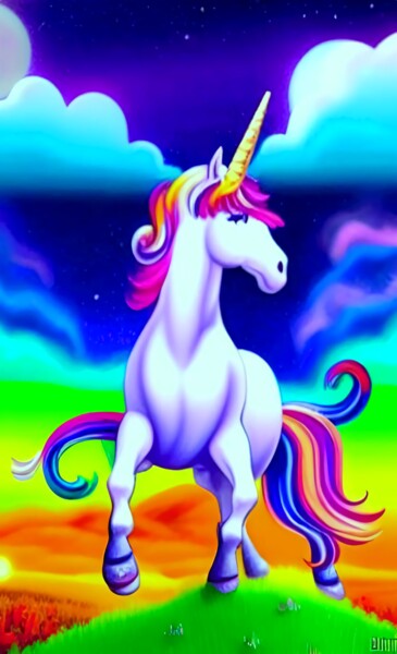 Digital Arts titled "LEGENDARY CREATURE…" by Mahesh Tolani, Original Artwork, Digital Painting