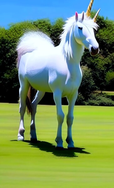 Digital Arts titled "LEGENDARY CREATURE…" by Mahesh Tolani, Original Artwork, Digital Painting
