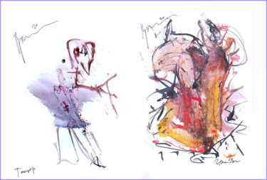 Digitale Kunst getiteld "dancer and mushroom…" door Dima Dima Vil Ms Wilms (Rok Zivopisec Rock Painter), Origineel Kunstwerk…