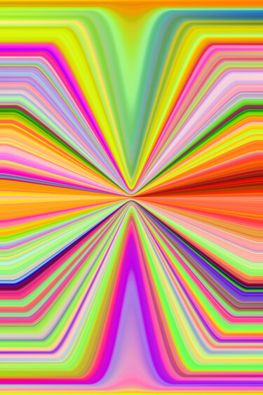 Arts numériques intitulée "Horizon dream color" par Gaudi .C, Œuvre d'art originale, Travail numérique 2D
