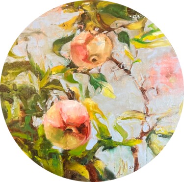 绘画 标题为“Ruddy apples” 由Elena Mashajeva-Agraphiotis, 原创艺术品, 油