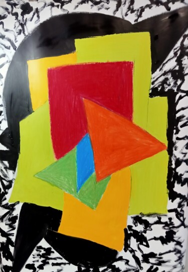 Painting titled "Diadema" by Emanuel Bruno Andrade, Original Artwork, Acrylic