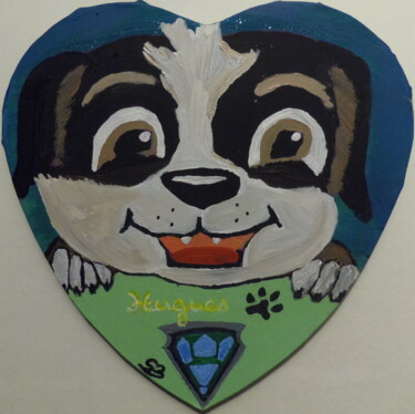 Painting titled "Rex" by Stéphanie Beauvais, Original Artwork, Acrylic