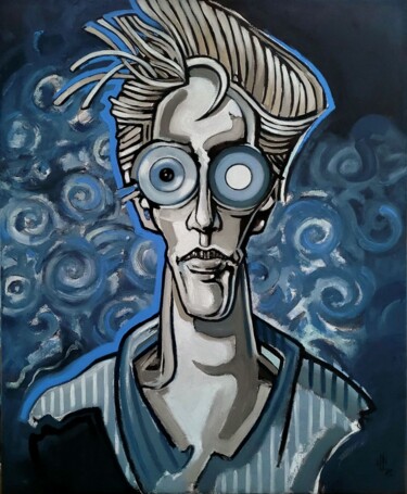 Peinture intitulée "Vision" par Pascal Buffard, Œuvre d'art originale, Huile