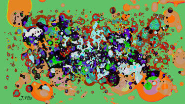Arte digital titulada "Vergel" por Joseph Pllo, Obra de arte original, Pintura Digital