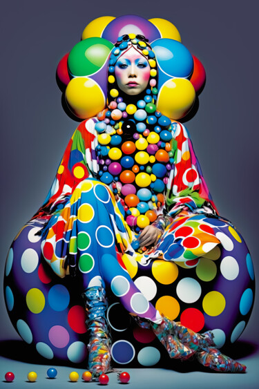 Arts numériques intitulée "Néo-Pop 4" par Jean Luc Michon, Œuvre d'art originale, Image générée par l'IA