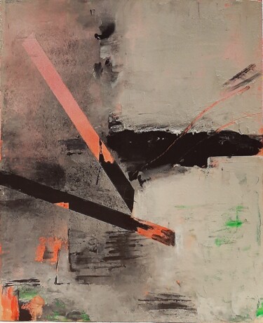 Pittura intitolato "Interferenze" da Giovanni Primo Greco, Opera d'arte originale, Acrilico