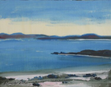 Wester Ross Aultbea, Scotland Painting titled "Wester Ross Aultbea…" by Alexander Taylor Dickie, Original Artwork, Oil Mounted on Wood Panel