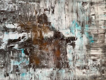 Peinture intitulée "Ère glacière" par Laurence Thomas-Thiebau, Œuvre d'art originale, Acrylique Monté sur Châssis en bois