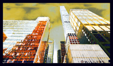 「City 432 park」というタイトルのデジタルアーツ Joseph Plloによって, オリジナルのアートワーク, デジタル絵画