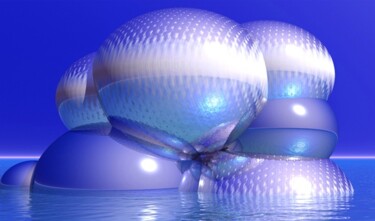 Digital Arts titled "Sea Creature" by Richard Murrin, Original Artwork, Digital Painting
