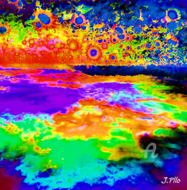 Arte digital titulada "Nature 4" por Joseph Pllo, Obra de arte original, Pintura Digital