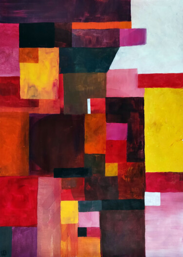 Entropie M51 Peinture intitulée "Entropie M51" par Benoit Vinadelle, Œuvre d'art originale, Acrylique