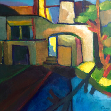 Peinture intitulée "Passage" par Violaine Quesnel, Œuvre d'art originale, Acrylique Monté sur Châssis en bois