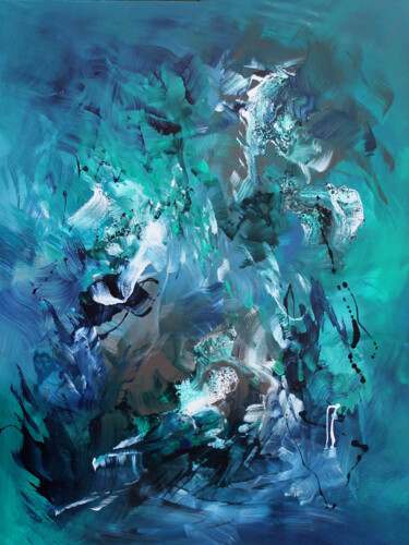Painting titled "Catch The Wind" by Paresh Nrshinga F R S A, Original Artwork, Acrylic Mounted on Wood Stretcher frame
