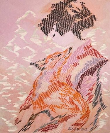 绘画 标题为“Look at me” 由Tetiana Lukianchenko, 原创艺术品, 油