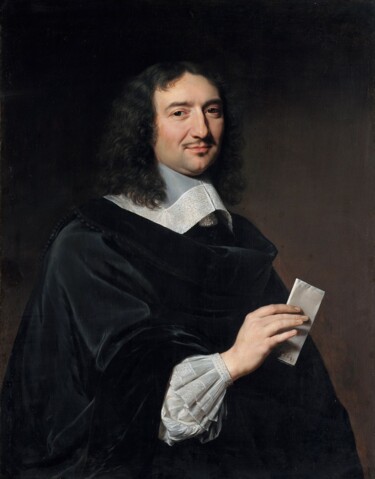 Peinture intitulée "Portrait de Jean-Ba…" par Philippe De Champaigne, Œuvre d'art originale, Huile