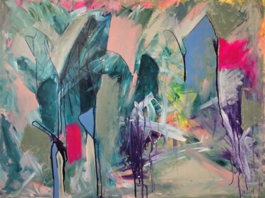 Peinture intitulée "For intérieur" par Delphine Dessein, Œuvre d'art originale, Acrylique Monté sur Châssis en bois