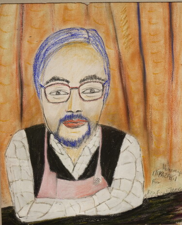 Peinture intitulée "sans titre  1985" par Roger Ernest Jankow, Œuvre d'art originale, Pastel
