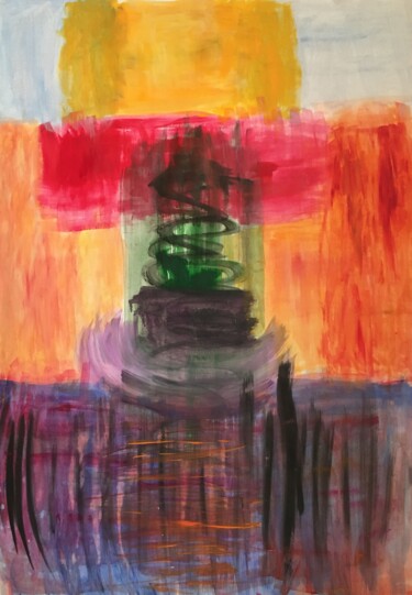 Painting titled "Sensual perception-…" by Angelica Fom, Original Artwork, Acrylic
