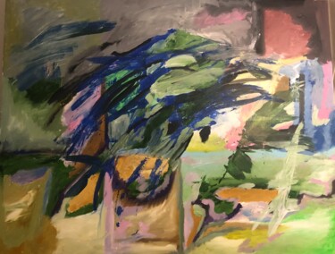 Pintura intitulada "Buscando el color a…" por Art Llorente Ruano, Obras de arte originais, Acrílico Montado em Armação em ma…
