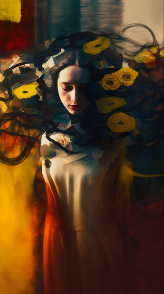 数字艺术 标题为“The innocence” 由Andrea Tscherbner, 原创艺术品, AI生成的图像