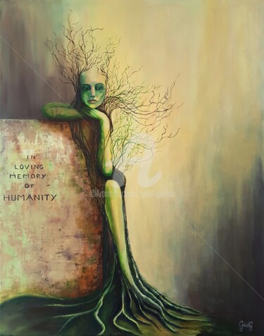 Peinture intitulée "Tout Passe" par Gaïdg, Œuvre d'art originale, Acrylique Monté sur Châssis en bois