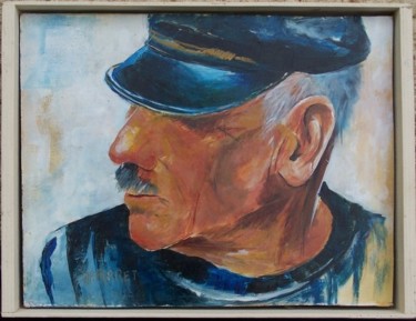 Peinture intitulée "peut-être Pol, de P…" par Anne-Frédérique Ferret, Œuvre d'art originale, Huile