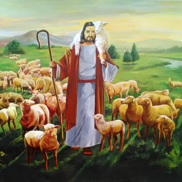 Pittura intitolato "You are Saved" da Ishan Senaka Hewage, Opera d'arte originale, Acrilico Montato su Telaio per barella in…