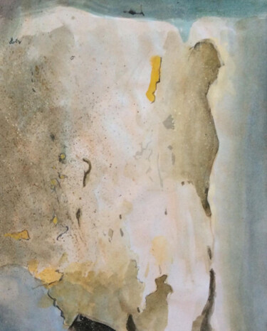 Peinture intitulée "EPIDEMIA DE SOLIDÃO…" par Juliana Cesarc (JUU U), Œuvre d'art originale, Encre