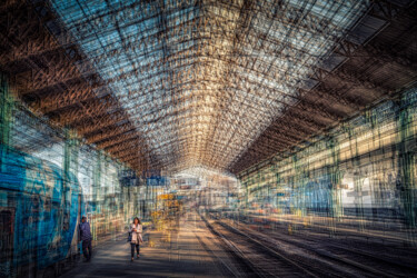 Photography titled "Gare de Lyon Perrac…" by Alain Rappeneau, Original Artwork, Digital Photography