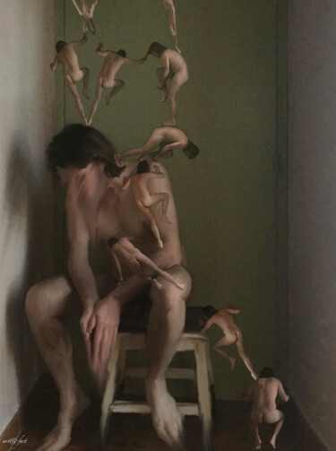 moi là Arts numériques intitulée "moi là" par Pascal Dupuy, Œuvre d'art originale, Photo montage