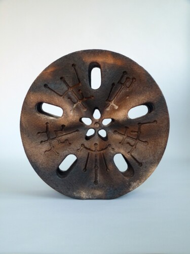 Sculpture titled "BIONIC ARCHETYPE F8…" by Arne Petersen, Original Artwork, Terra cotta
