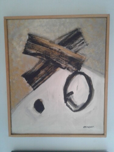 Painting titled "La Drôme" by Fabrice Issen, Original Artwork, Acrylic Mounted on Wood Stretcher frame