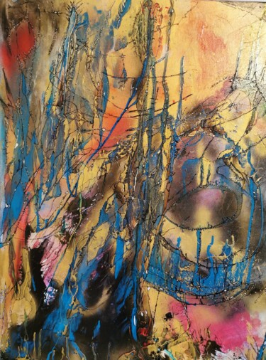 Peinture intitulée "Anja" par Lisa Morantin, Œuvre d'art originale, Acrylique