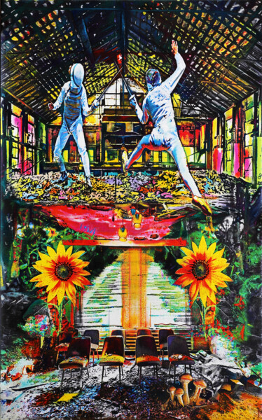 Pintura titulada "Arena" por Thomas Beurich, Obra de arte original, Oleo