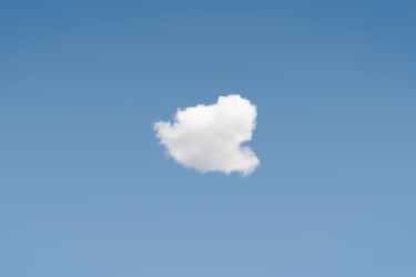 Photographie intitulée "Cloud" par Jure Kralj, Œuvre d'art originale, Photographie numérique Monté sur Châssis en bois