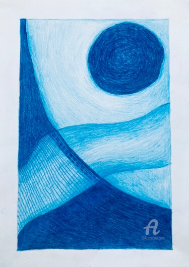 图画 标题为“EN EL MAR” 由Abstractart.Style, 原创艺术品, 铅笔