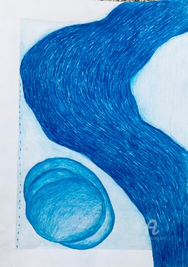 绘画 标题为“IL MEANDRO” 由Abstractart.Style, 原创艺术品, 铅笔