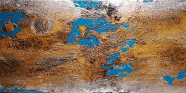 Peinture intitulée "Weatherland" par Lidevi, Œuvre d'art originale, Plâtre Monté sur Châssis en bois