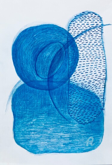 图画 标题为“Una notte a Napoli” 由Abstractart.Style, 原创艺术品, 铅笔