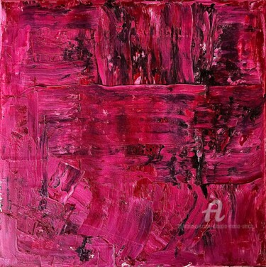 绘画 标题为“Pink 2” 由Claudia Maria Ulrich, 原创艺术品, 油