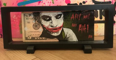绘画 标题为“Five dollars "joker"” 由Kejo, 原创艺术品, 丙烯