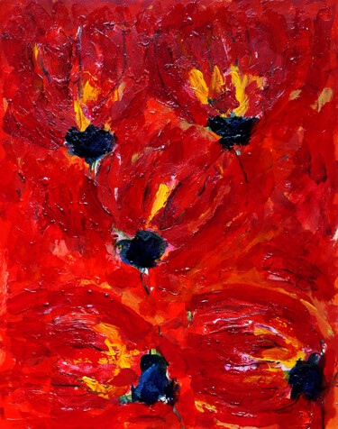 Peinture intitulée "Danse orientale" par Jean Mirre, Œuvre d'art originale, Huile
