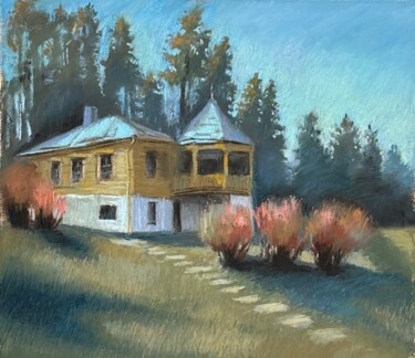 Peinture intitulée "Мanor. Pastel" par Natalia Balashova. Pastelist., Œuvre d'art originale, Pastel
