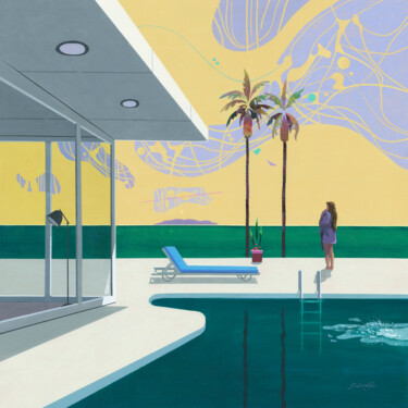 RELAX 1 Peinture intitulée "RELAX 1" par Benito Salmerón, Œuvre d'art originale, Acrylique