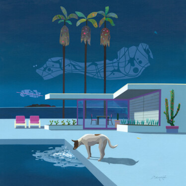 Peinture intitulée "RELAX 2" par Benito Salmerón, Œuvre d'art originale, Acrylique